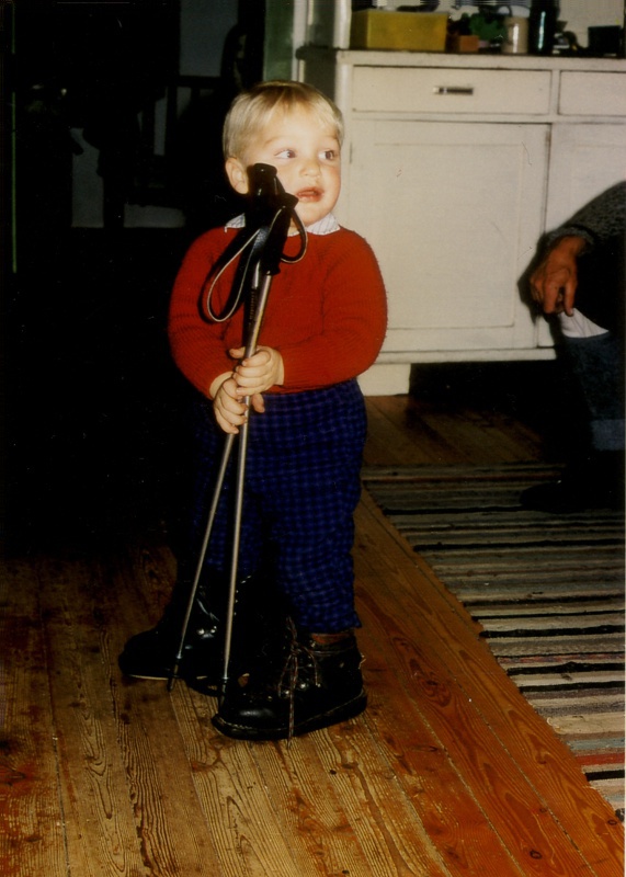 Hans Knauß mit 3 Jahren