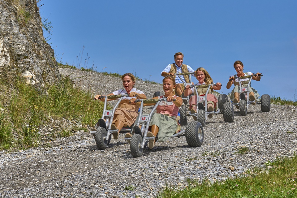 Go-Kart mit den Blusnknepf © ORF / Alois Kuschetz